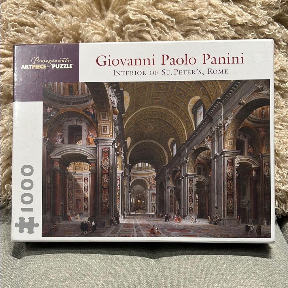 Pomegranate Giovanni Paolo Panini Artpiece Puzzle interior St Peters 1000 Pc NEW